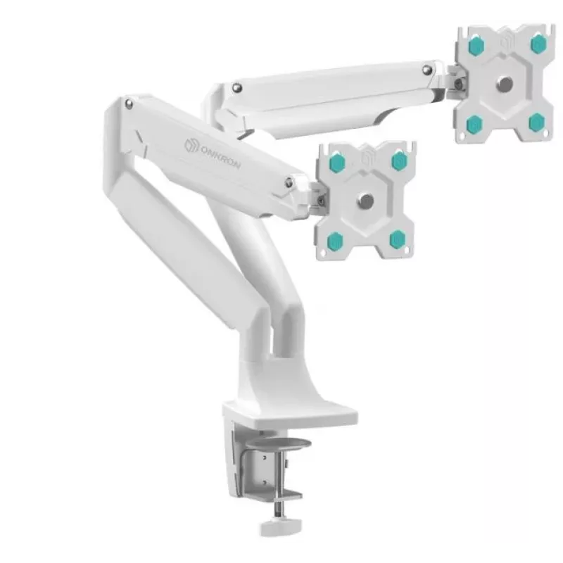 ONKRON G200-W Suporte de secretária para monitores de 13-32 polegadas, branco