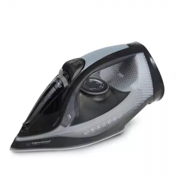 Ferro de engomar a vapor Esperanza EHI011 com base cerâmica Cinzento, Preto 2600 W