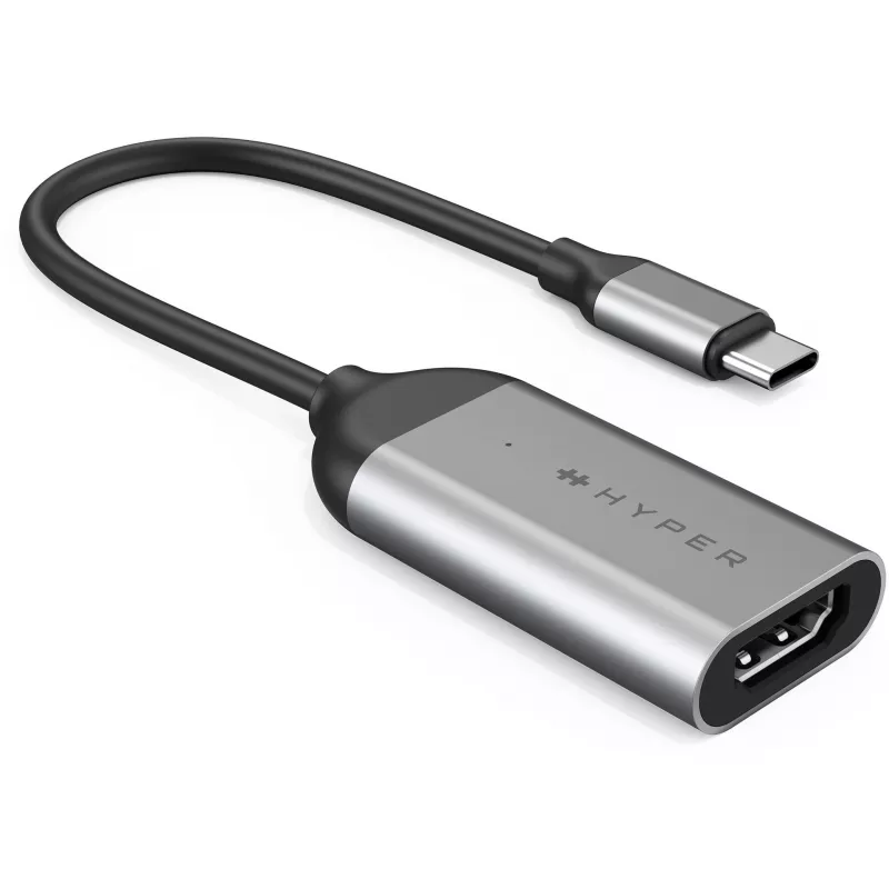 HYPER HD-H8K USB Type-C HDMI Aço inoxidável