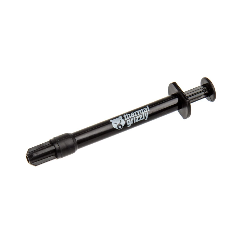 Thermal Grizzly | Pasta térmica Conductonaut 1g | Universal | Condutividade térmica: 73 W/mK; Viscosidade: 0,0021 Pas; Densidade: 6,24 g/cm³; Temperatura: -10 °C / +140 °C; Conteúdo: 1g