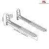 Kit de montagem Maclean MC-776 B preto