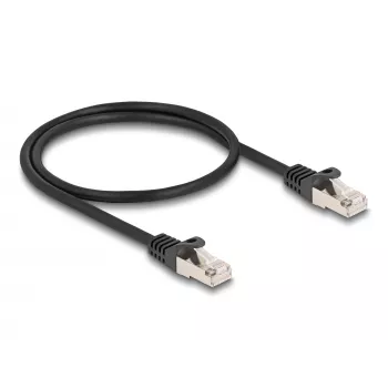 Cabo DeLOCK RJ50 macho para RJ50 macho S/FTP 0,5 m preto