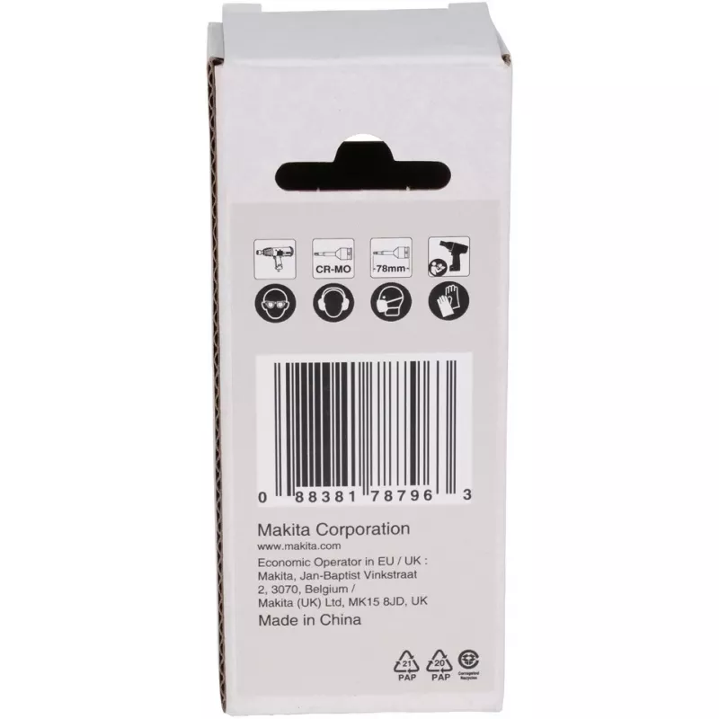 makita Impact Black 1/2 Torx chave de caixa tamanho: T30 comprimento: 78,0 mm (E-19794)