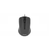 Rato com fio USB, 3 botões, superfície emborrachada, 1000 DPI