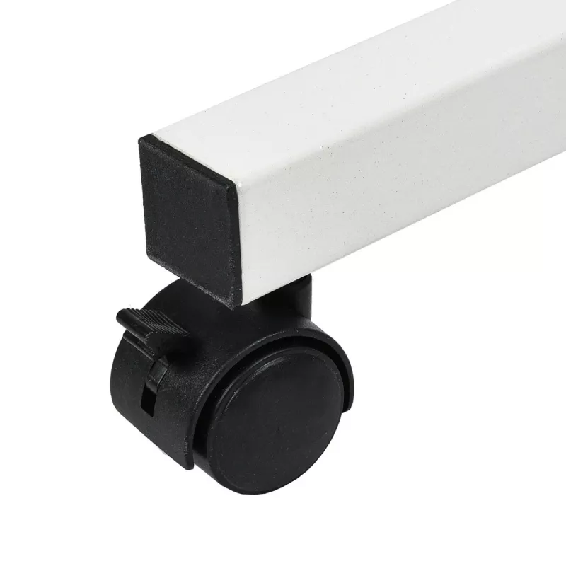 Maclean suporte móvel para secretária/portátil, branco, altura ajustável 59-89 cm, máx. 30 kg, MC-121 W
