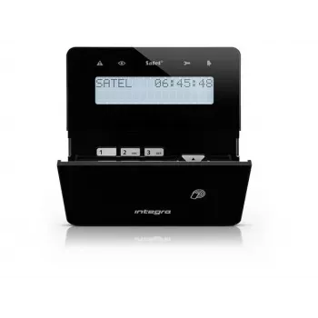 Teclado sem fios SATEL INT-KWRL2-B preto – teclado sem fios para sistemas de alarme