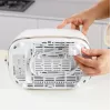 Torradeira Taurus TO800P 2 fatias 800 W branco com controlo por botões e botão rotativo