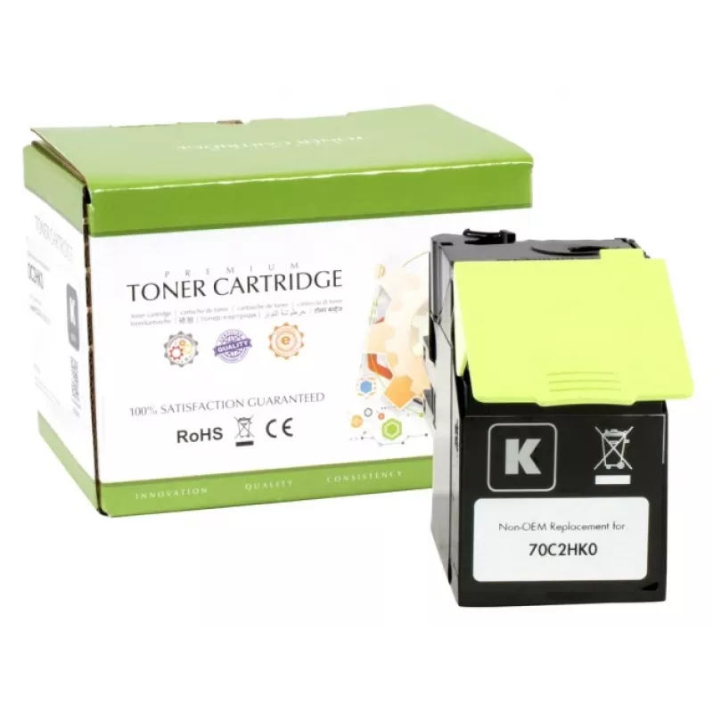 Compatível Static-Control Lexmark 702HK (70C2HK0) preto, 4000 páginas
