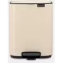 Balde de pedal Brabantia Bo 7 L bege suave (237928)