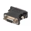 Adaptador DVI Assmann. DVI(24+5) - HD15 M/F. DVI-I Dual-Link. preto (AK-320504-000-S)