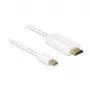 Adaptador de cabo de vídeo DeLOCK 83708 Mini DisplayPort para HDMI 3 m