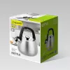 Chaleira Maestro MR-1318 de 2,5 l, prateado, preto