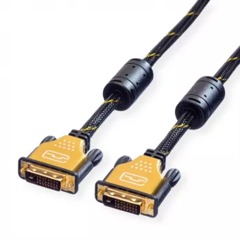 ROLINE GOLD Cabo de monitor DVI, macho-macho (24+1) dual link 2,0m (11.04.5512)