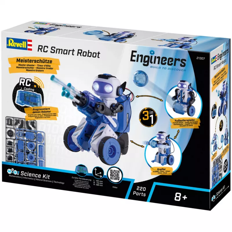 Robô inteligente RC Smart Robot 3-in-1 Revell (21307)