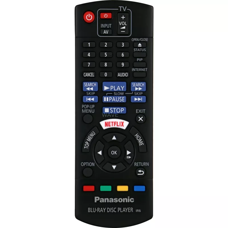 Leitor de Blu-ray Disc Panasonic DMP-BDT167EG Xvid, MKV, MP4, FLAC, MP3, AAC, ALAC, DSD Wi-Fi Conectividade USB