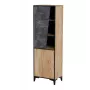 Estante Cama Meble OVO 2D estante de livros 50×38×182,5 cm carvalho/betão