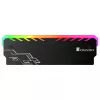 Dissipador de RAM Jonsbo NC-1 RGB preto – dissipador de memória ativo com iluminação RGB, design low-profile