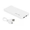 Blow PB10A power bank 10000 mAh, 2x USB (1A + 2,1A), entrada micro USB, Li-Po, branco