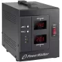 Regulador de tensão PowerWalker AVR 2000 SIV FR 2 saídas AC 110 - 280 V preto