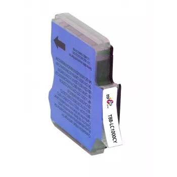 Tinta TBB-LC1000CY (Brother LC1000CY) ciano 100% nova