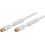 Cabo coaxial Value 11.99.4470 branco