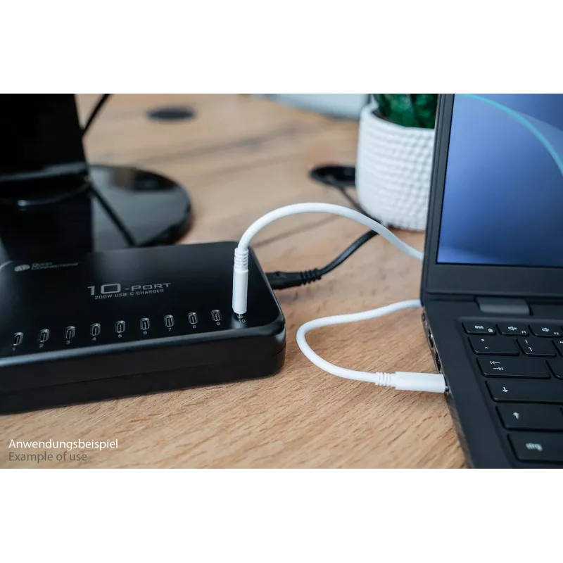 Alcasa PCA-D007S Carregador para dispositivos móveis Tablet Preto AC Carregamento rápido Interior