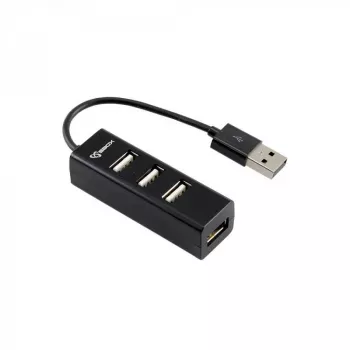 Sbox H-204 USB 4 portas HUB preto