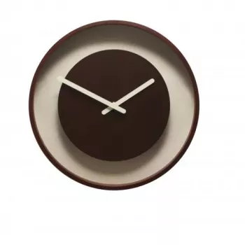 NeXtime Relógio 3046br Wood Loop, Ø30 cm, parede, madeira escura