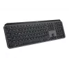 Logitech MX Keys S 920-011589 teclado sem fios de tamanho completo, Bluetooth LE / Logi Bolt, retroiluminado, recarregável por USB-C, QWERTY US International, com apoio de pulsos, grafite