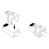 Clipe de cabo DeLOCK 86420 RJ45 multicolor 16 unid.