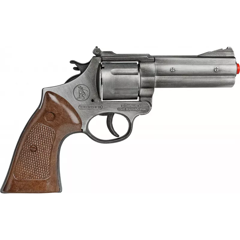 Réplica de arma de serviço metálica Pulio 155127/1, design realista, construção em metal