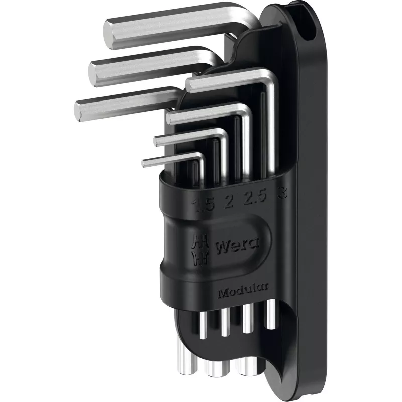Conjunto de ferramentas Wera Tool-Check Modular Set 1 – conjunto modular de oficina com 50 peças, bits e chaves de caixa sortidos