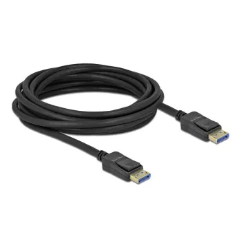 Delock - Cabo DisplayPort - DisplayPort (M) para DisplayPort (M) - DisplayPort 2.0 - 2,0 m - Suporta 10K 60 Hz (10.240 x 4320) - preto (80262)