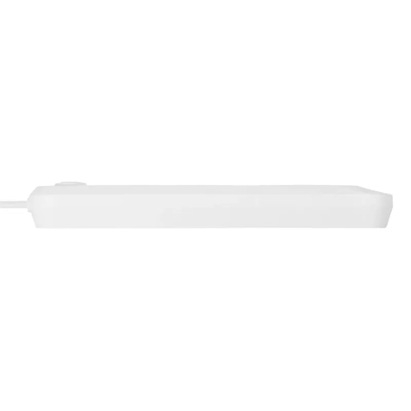 Extensão elétrica MACLEAN MCE395 W — 5 tomadas, 3× USB A, 110–240 V AC, 2,1 A USB, máx. 2500 W, branco, cabo de 1,5 m