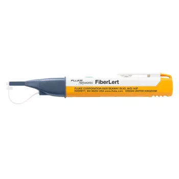 Detetor de fibra ativa FLUKE FIBERLERT-125 — alertas visuais e sonoros para deteção de fibras óticas ativas