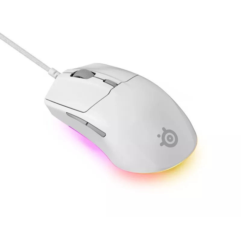 SteelSeries Rival 3 Gen 2 rato para jogos, branco