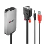 Conversor VGA para DisplayPort 1.2 Lindy, 1920 x 1080 píxeis, 1080p, Preto, Branco, 114 g