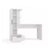 Conjunto secretária + estante Cosmo, branco