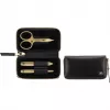 Conjunto de manicura ZWILLING Twinox Gold Edition 97747-004-0 — 3 peças em estojo de couro preto