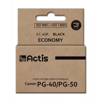Tinta Actis KC-40R (substituto de Canon PG-40/PG-50; Standard; 25 ml; preto)