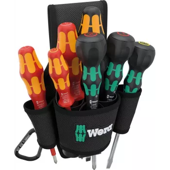 Conjunto de chaves de fendas Wera 9621 8 peças 240 mm x 70 mm