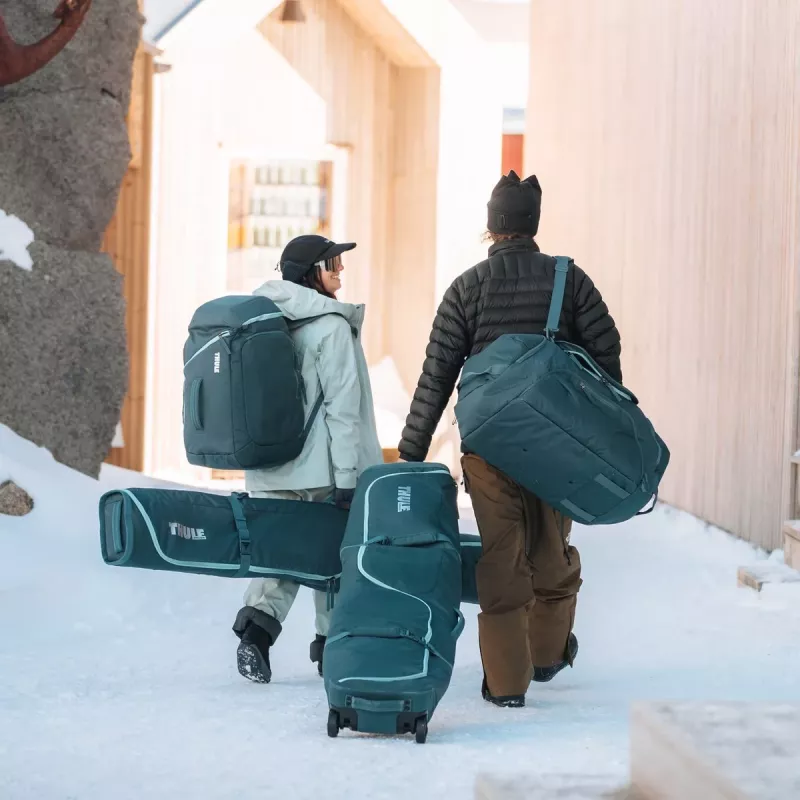 Mala de viagem Thule 5160 Roundtrip para esquis e snowboard 80L preto