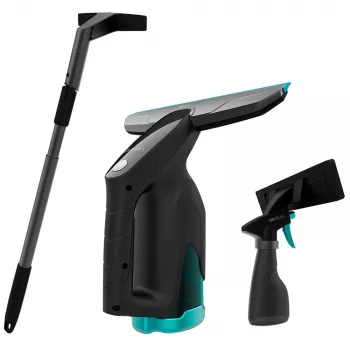 Aspirador de vidros Cecotec | Conga Popstar Glass Titanium | A bateria | Preto