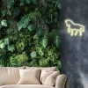 Letreiro de néon LED MANTA SNL103WH – motivo cavalo, branco