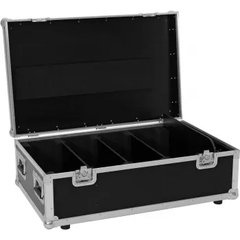 Roadinger flightcase para 4x projetores LED PMB-4 COB QCL, mala de transporte robusta