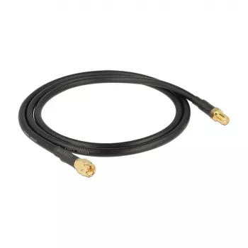 Cabo coaxial DeLOCK 88930 0,9 m SMA preto