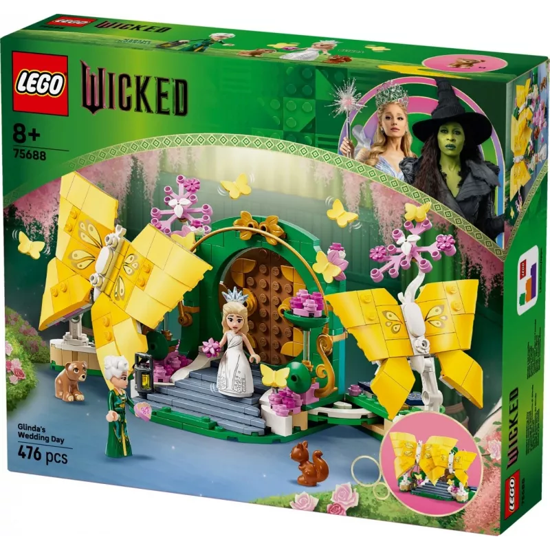Conjunto LEGO Wicked 75688 Dia do casamento de Glinda — conjunto temático, modelo 75688