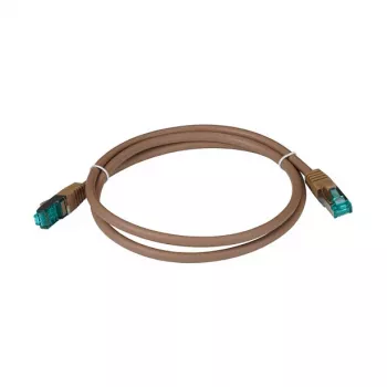 EFB-Elektronik Cabo de patch RJ45 Cat.6A S/FTP LSZH castanho 1m Fabricante: EFB Elektronik (MK6001.1BR)