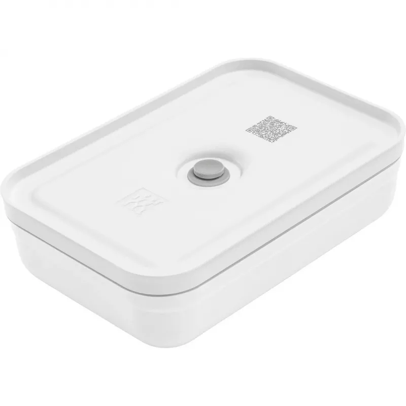 Recipiente para almoço ZWILLING FRESH & SAVE 1 l, plástico com vedação de silicone, cinzento/branco