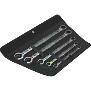 Conjunto de chaves Wera Joker 5 peças 6007 — 5 chaves de boca, tamanhos incluídos indicados pelo fabricante